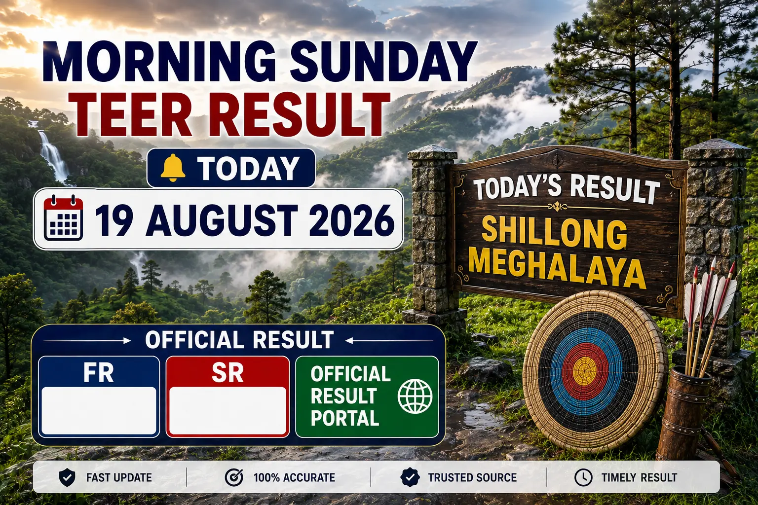 What Is Today’s Lucky Number? Morning Sunday Teer Result Today, 19 August 2026 | Official FR & SR Update